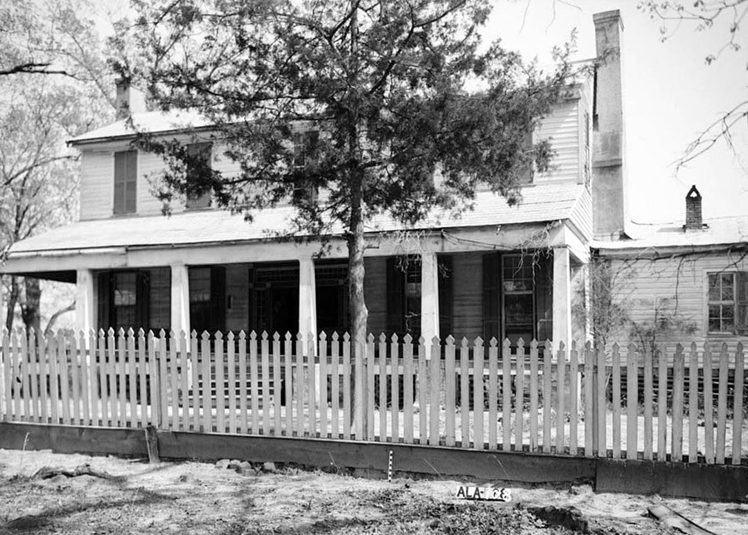 Historic Photo : Ramsey-Jones-Bonner House, State Route 10, Oak Hill, Wilcox County, AL 1 Photograph