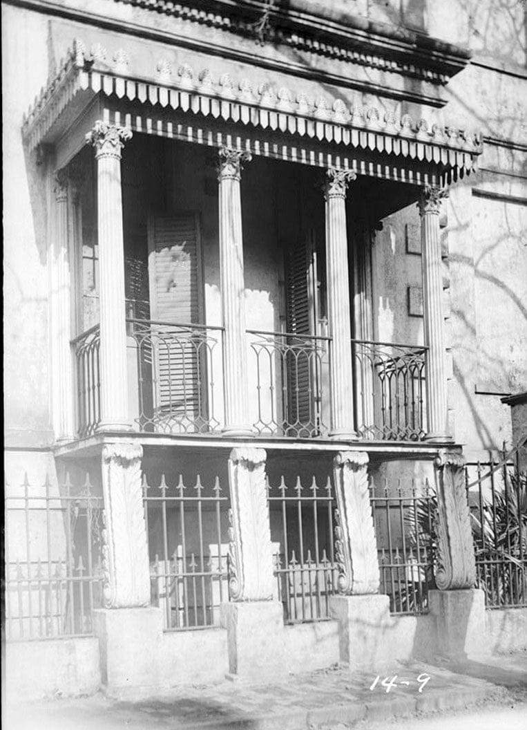 Historic Photo : Richardson-Maxwell-Owen-Thomas House, 124 Abercorn Street, Savannah, Chatham County, GA 4 Photograph