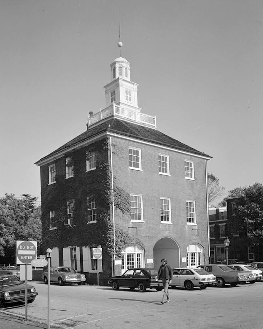 Historic Photo : Town Hall, Second & Delaware Streets, New Castle, New Castle County, DE 1 Photograph