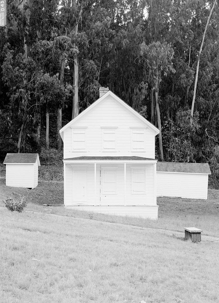 Historic Photo : Camp Reynolds, Officer's Quarters, Angel Island State Park, Angel Island, Marin County, CA 5 Photograph