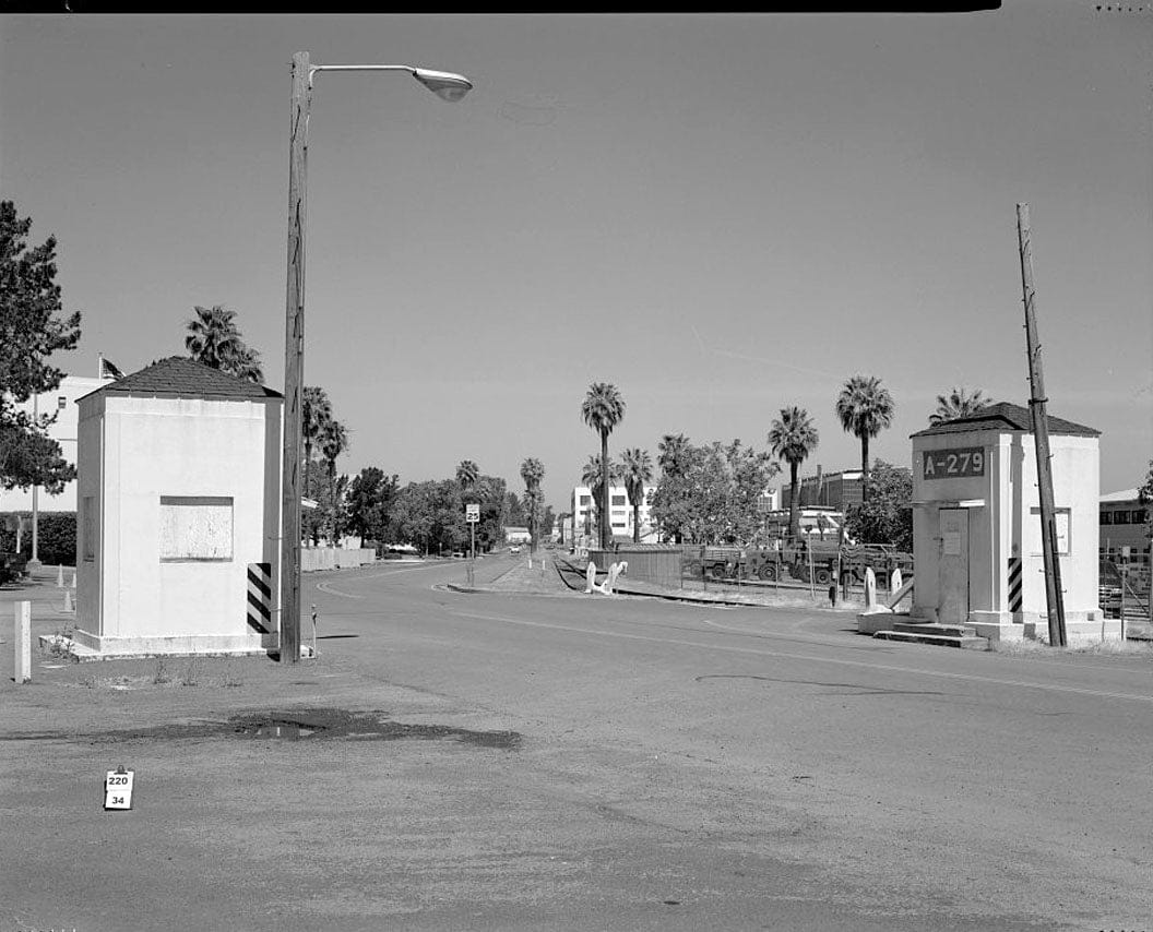 Historic Photo : Mare Island Naval Shipyard, Sentry Houses, Railroad Avenue near Eighteenth Street, Vallejo, Solano County, CA 1 Photograph
