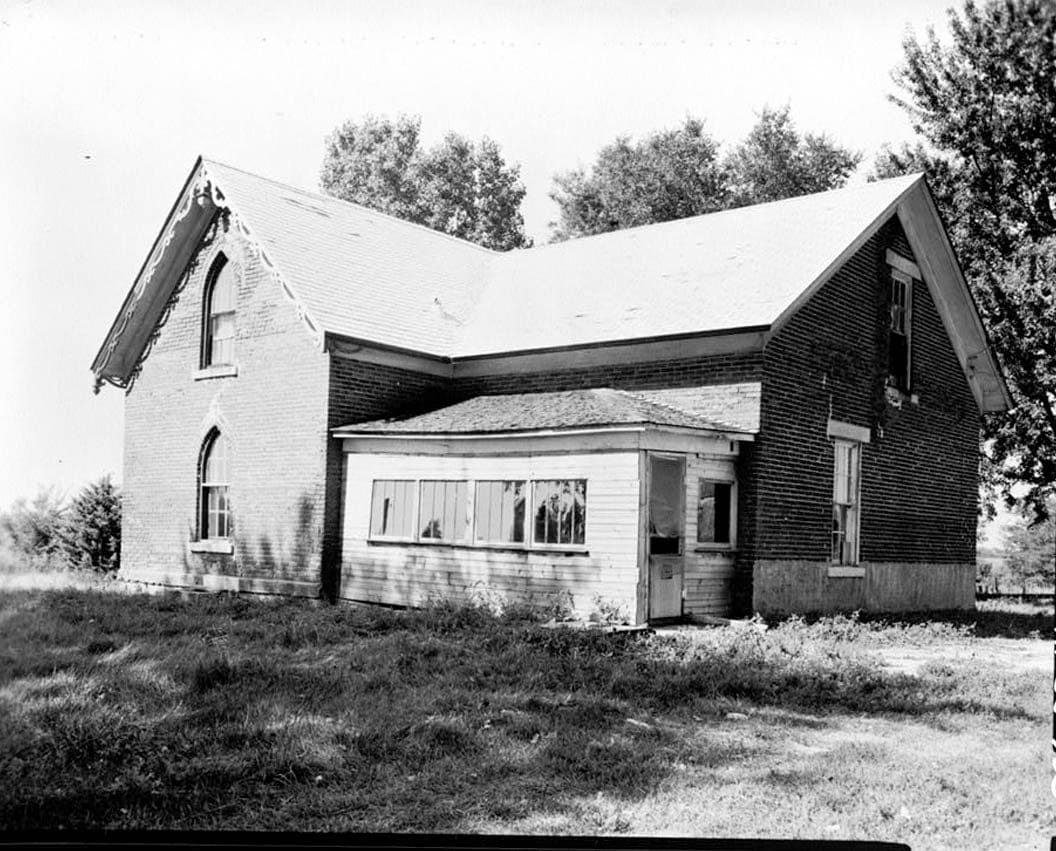 Historic Photo : John Reichard House, State Route 92 vicinity, Knoxville, Marion County, IA 22 Photograph
