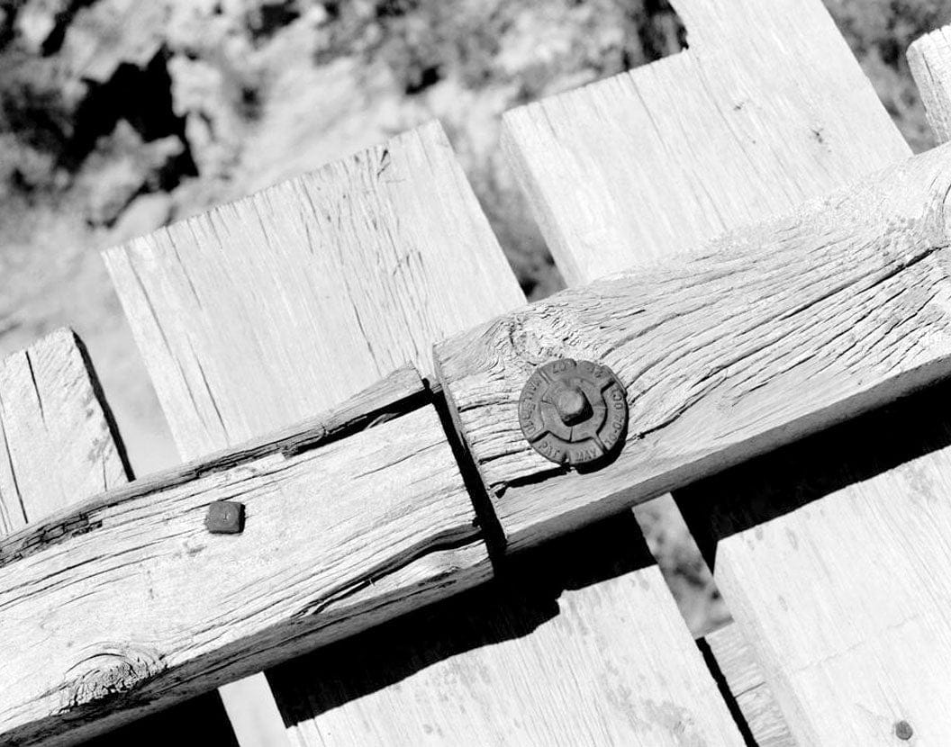 Historic Photo : Uintah Railway, Whiskey Creek Trestle, Baxter Pass Road & Whiskey Creek Road, Rangely, Rio Blanco County, CO 1 Photograph
