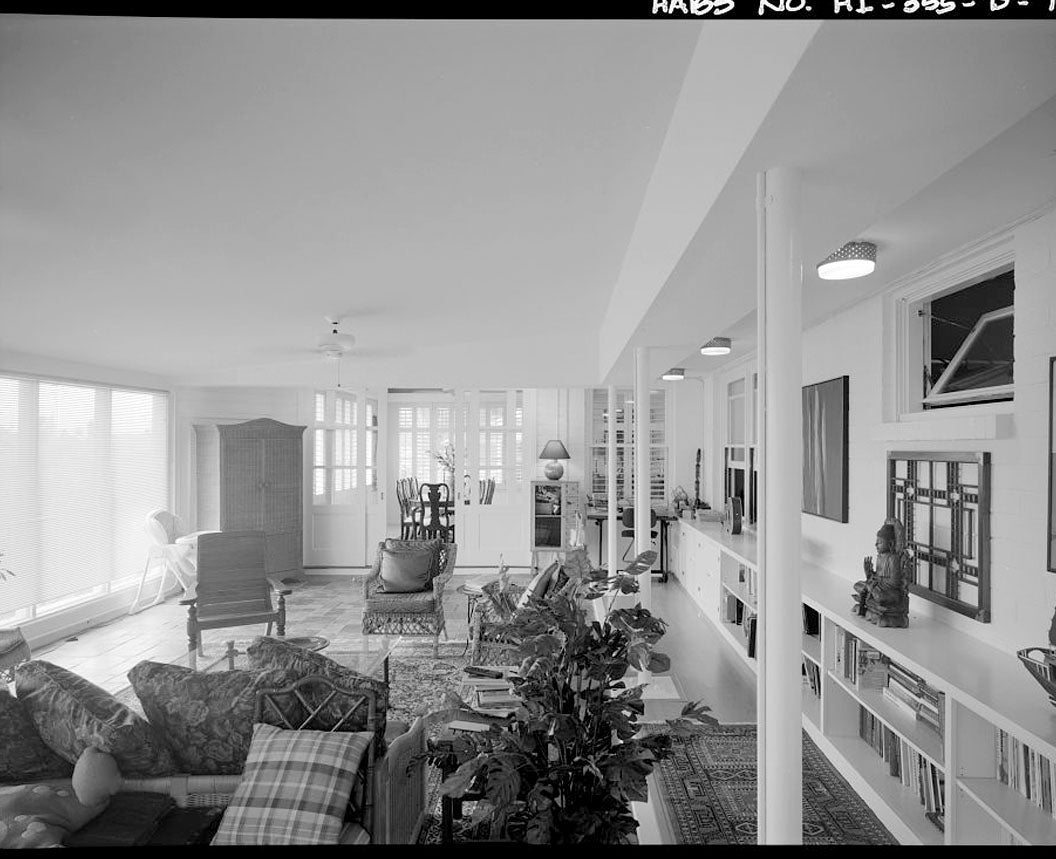 Historic Photo : U.S. Naval Base, Pearl Harbor, Naval Housing Area Makalapa, Senior Officers' Quarters Type D, 29 Makalapa Drive, Pearl City, Honolulu County, HI 2 Photograph