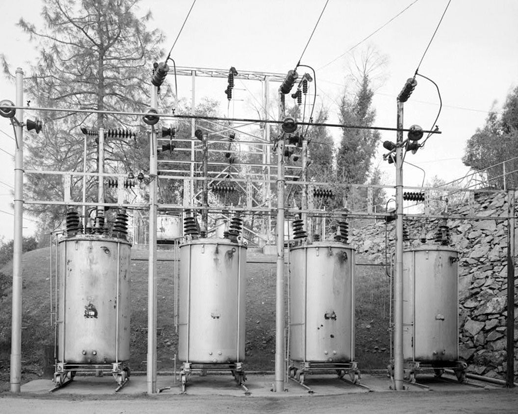 Historic Photo : Folsom Powerhouse, Adjacent to American River, Folsom, Sacramento County, CA 2 Photograph