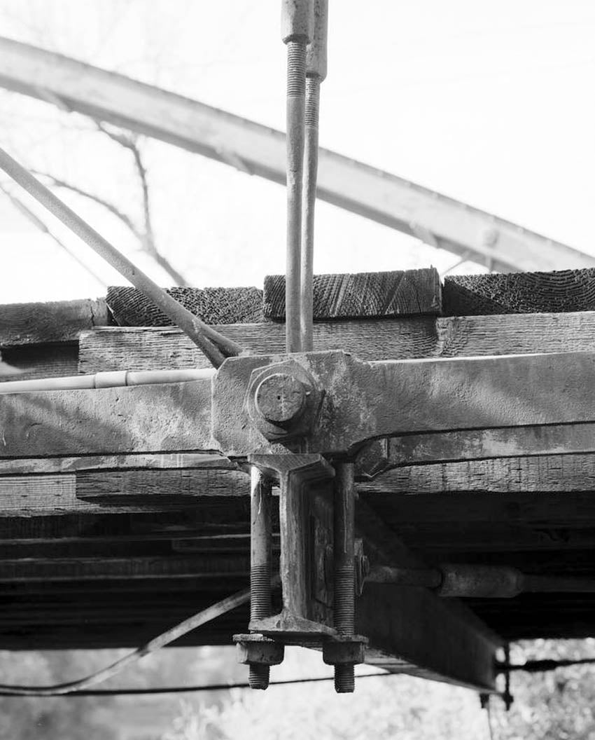 Historic Photo : Davis Bridge, Spanning Upper Iowa River at County Road 16, Lime Springs, Howard County, IA 13 Photograph