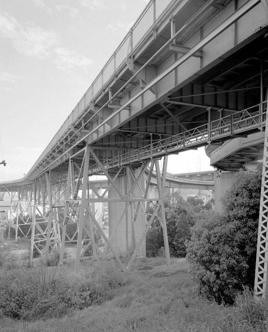 Historic Photo : Carquinez Bridge, Spanning Carquinez Strait at Interstate 80, Vallejo, Solano County, CA 36 Photograph