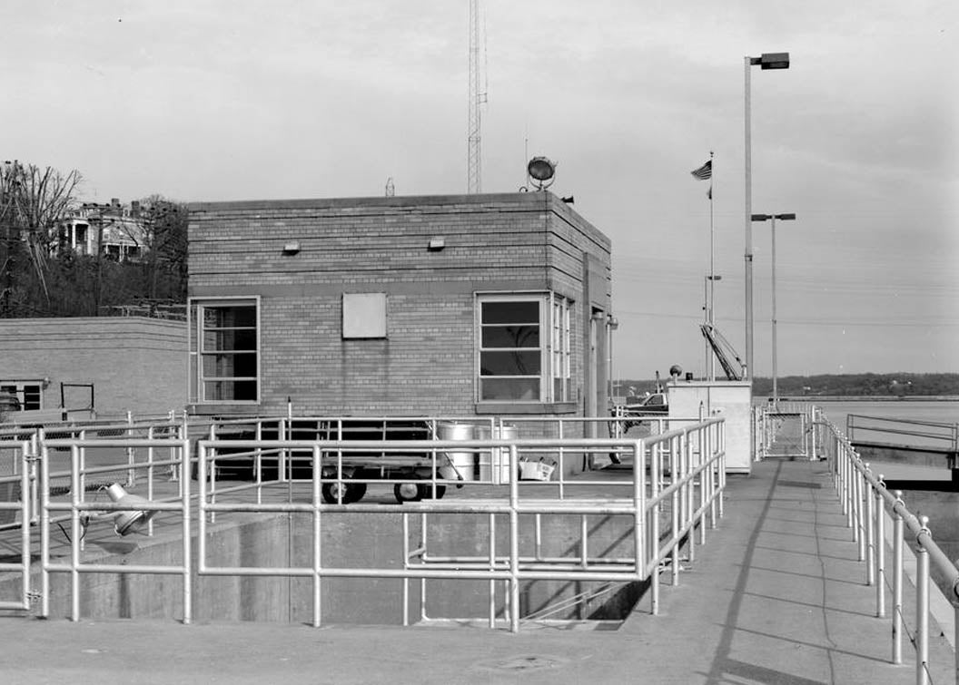 Historic Photo : Mississippi River 9-Foot Channel, Lock & Dam No. 19, Upper Mississippi River, Keokuk, Lee County, IA 31 Photograph
