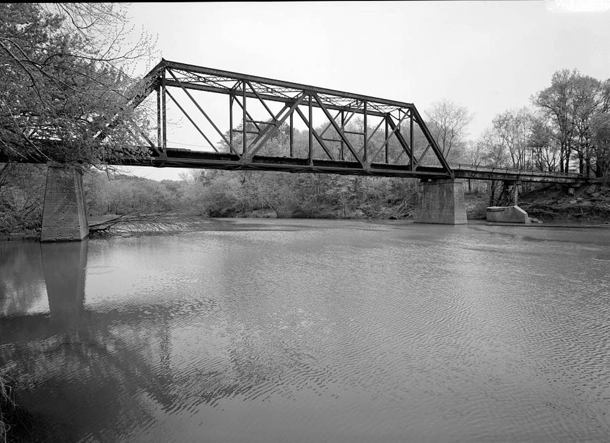Historic Photo : Missouri & North Arkansas Railroad Bridge, Spanning Middle Fork Little Red River, Shirley, Van Buren County, AR 1 Photograph