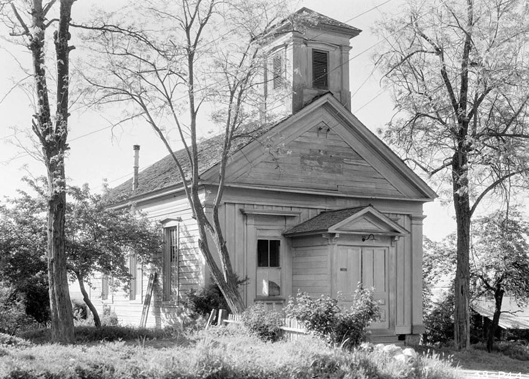 Historic Photo : Frame Church, Mokelumne Hill, Calaveras County, CA 1 Photograph