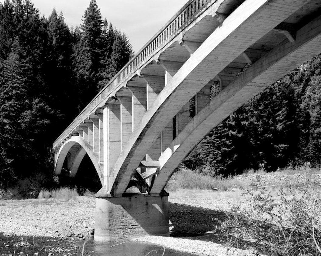 Historic Photo : Van Duzen Bridge, Spanning Van Duzen River at State Highway 36, Carlotta, Humboldt County, CA 1 Photograph