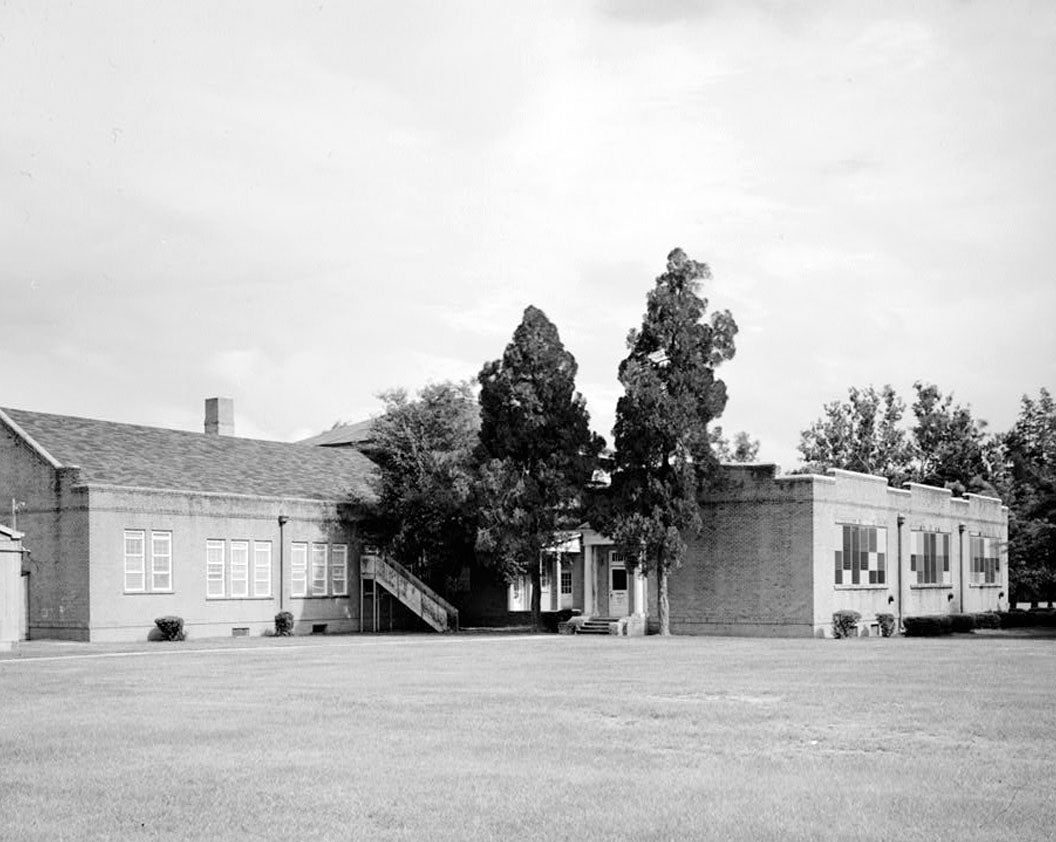 Historic Photo : Plains School, Bond Street (opposite Paschal Street), Plains, Sumter County, GA 3 Photograph