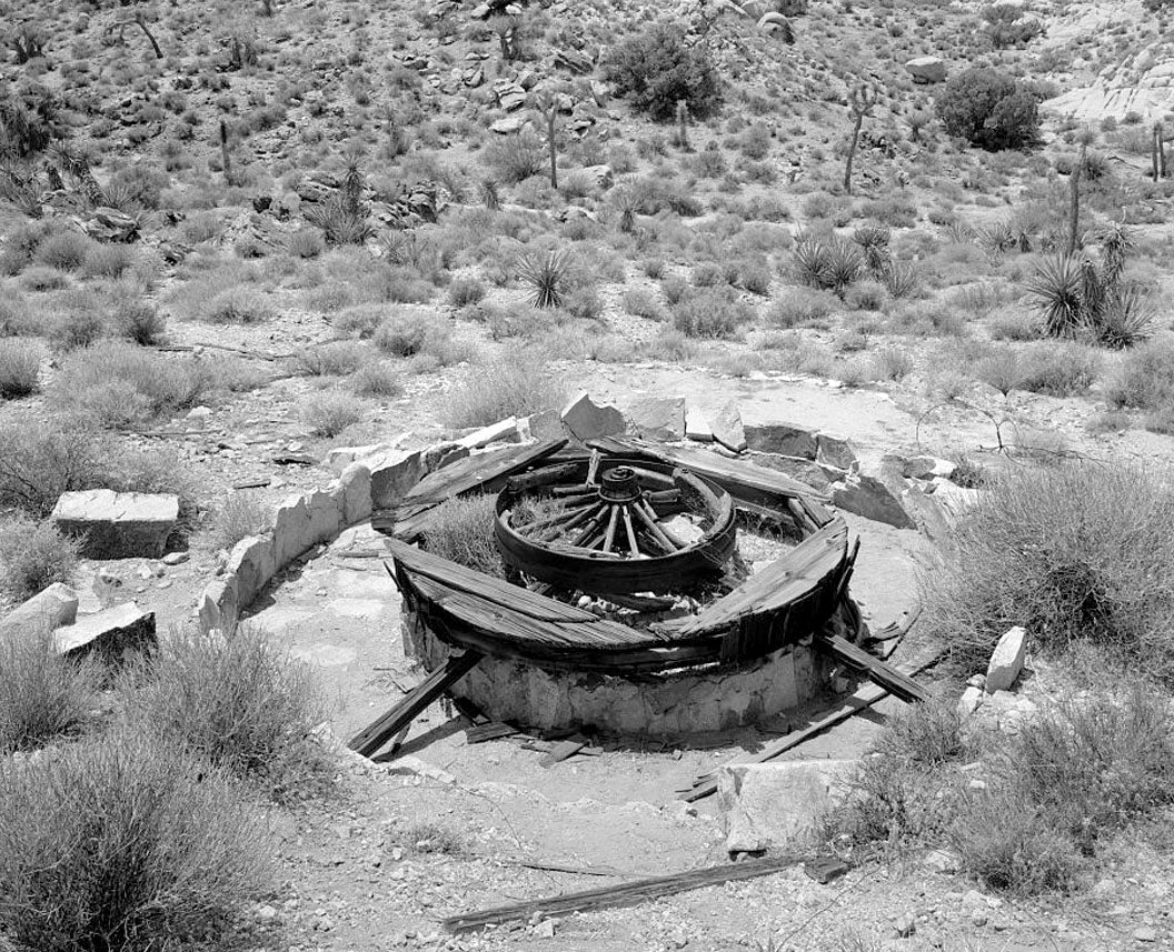 Historic Photo : Pinto Wye Arrastra, Twentynine Palms, San Bernardino County, CA 2 Photograph