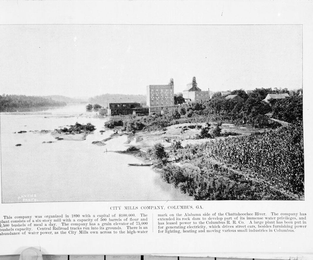 Historic Photo : City Mills Company, Eighteenth Street & First Avenue, Columbus, Muscogee County, GA 6 Photograph
