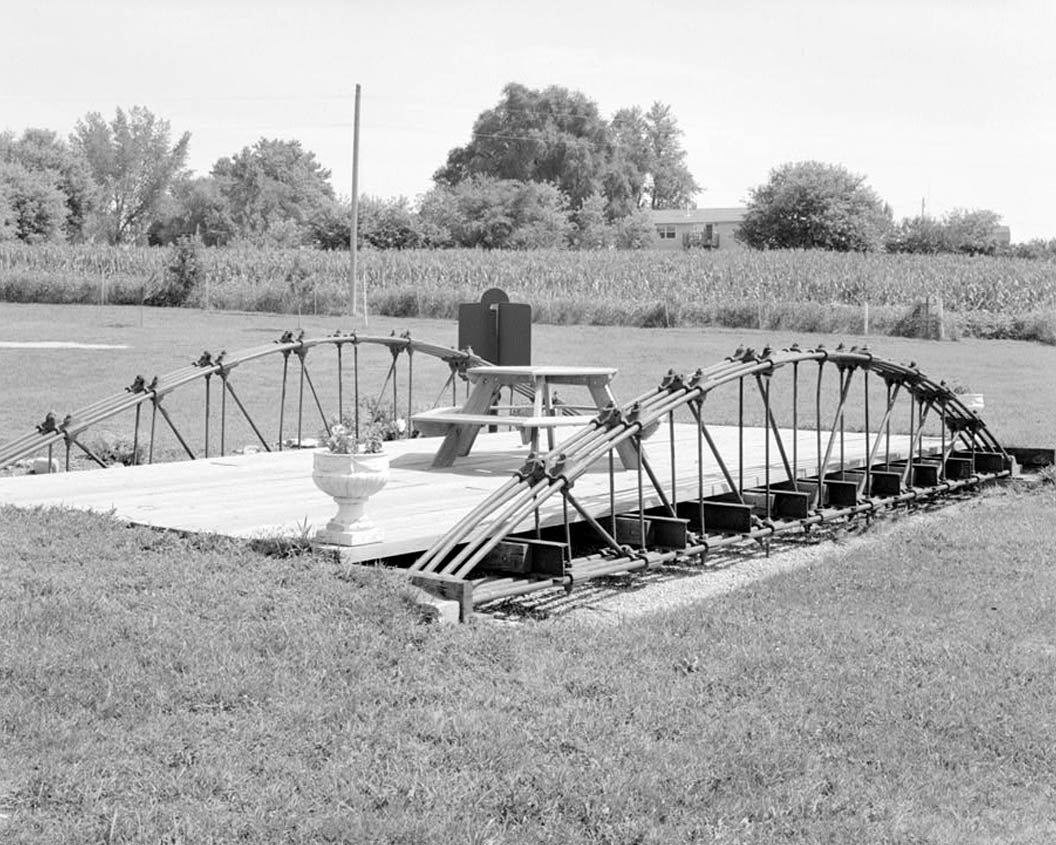 Historic Photo : Eureka Bridge, Spanning Yellow River (Moved to City Park, Castalia), Frankville, Winneshiek County, IA 12 Photograph