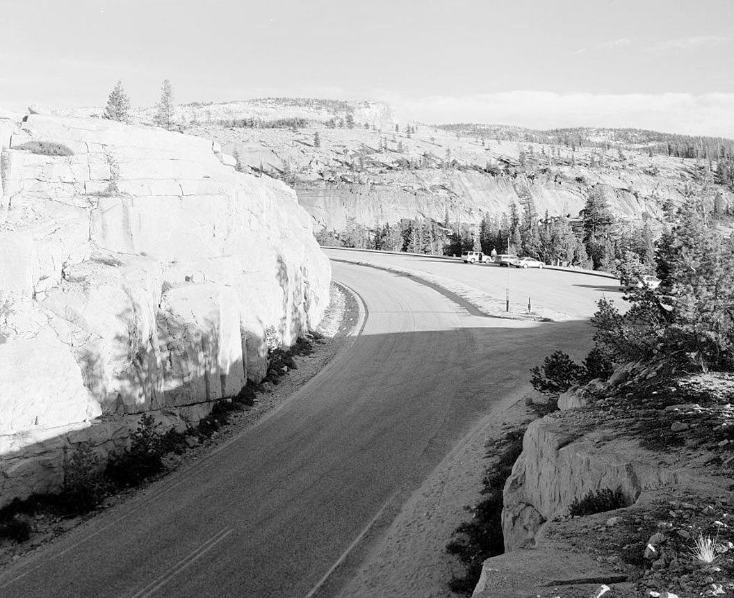 Historic Photo : Tioga Road, Between Crane Flat & Tioga Pass, Yosemite Village, Mariposa County, CA 6 Photograph