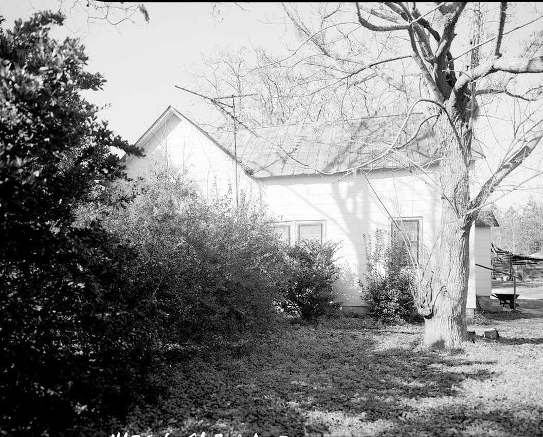 Historic Photo : Jaudon-Bragg-Snelling Farm, House, North side of GA State Route 21, Springfield, Effingham County, GA 1 Photograph