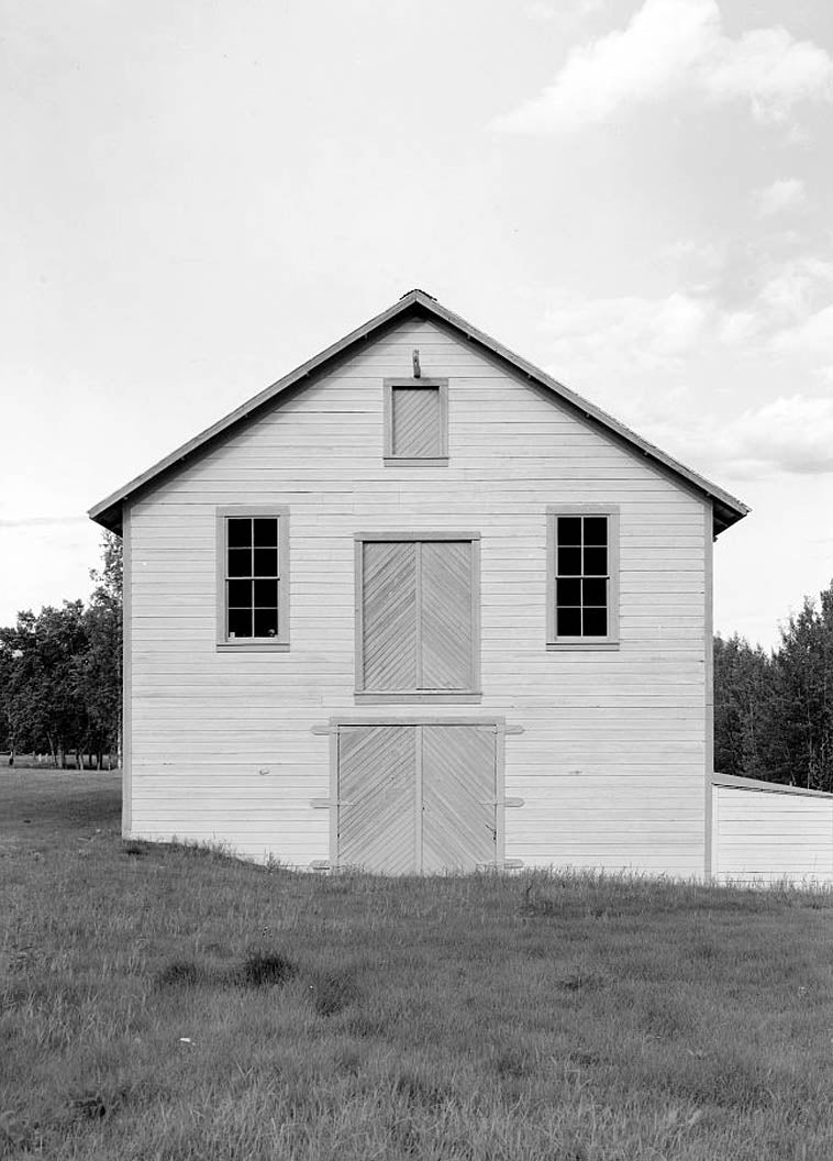 Historic Photo : Fort Egbert, Mule Barn, Yukon River at Mission Creek, Eagle, Southeast Fairbanks Census Area, AK 8 Photograph