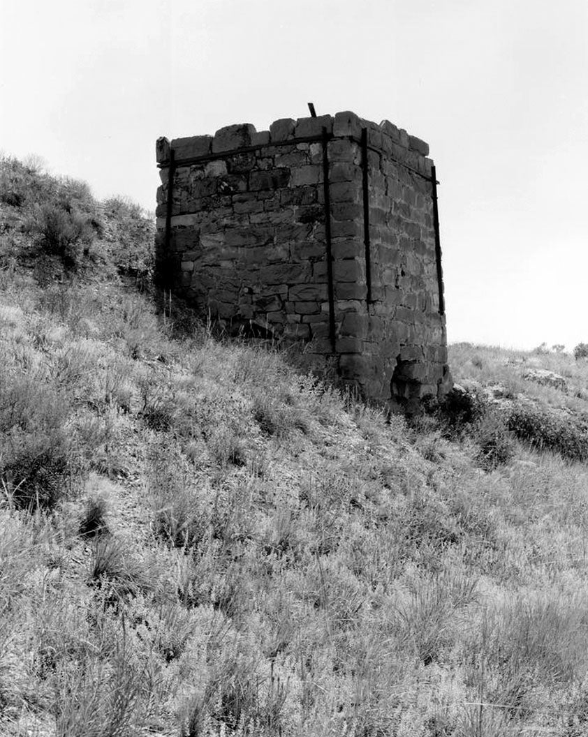 Historic Photo : Lime Kiln Near Morrison, Junction of Highway 8 & Rooney Road, Morrison, Jefferson County, CO 1 Photograph
