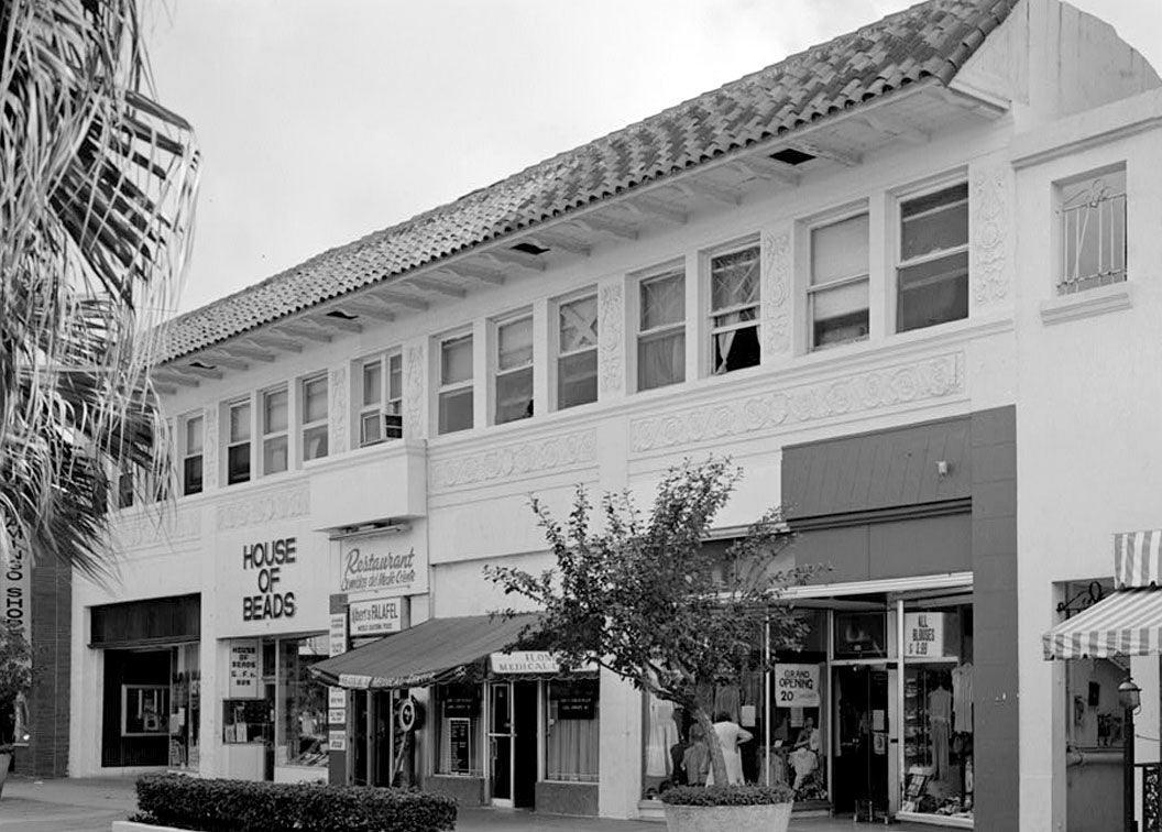 Historic Photo : Lincoln Road Mall, Miami, Miami-Dade County, FL 1 Photograph