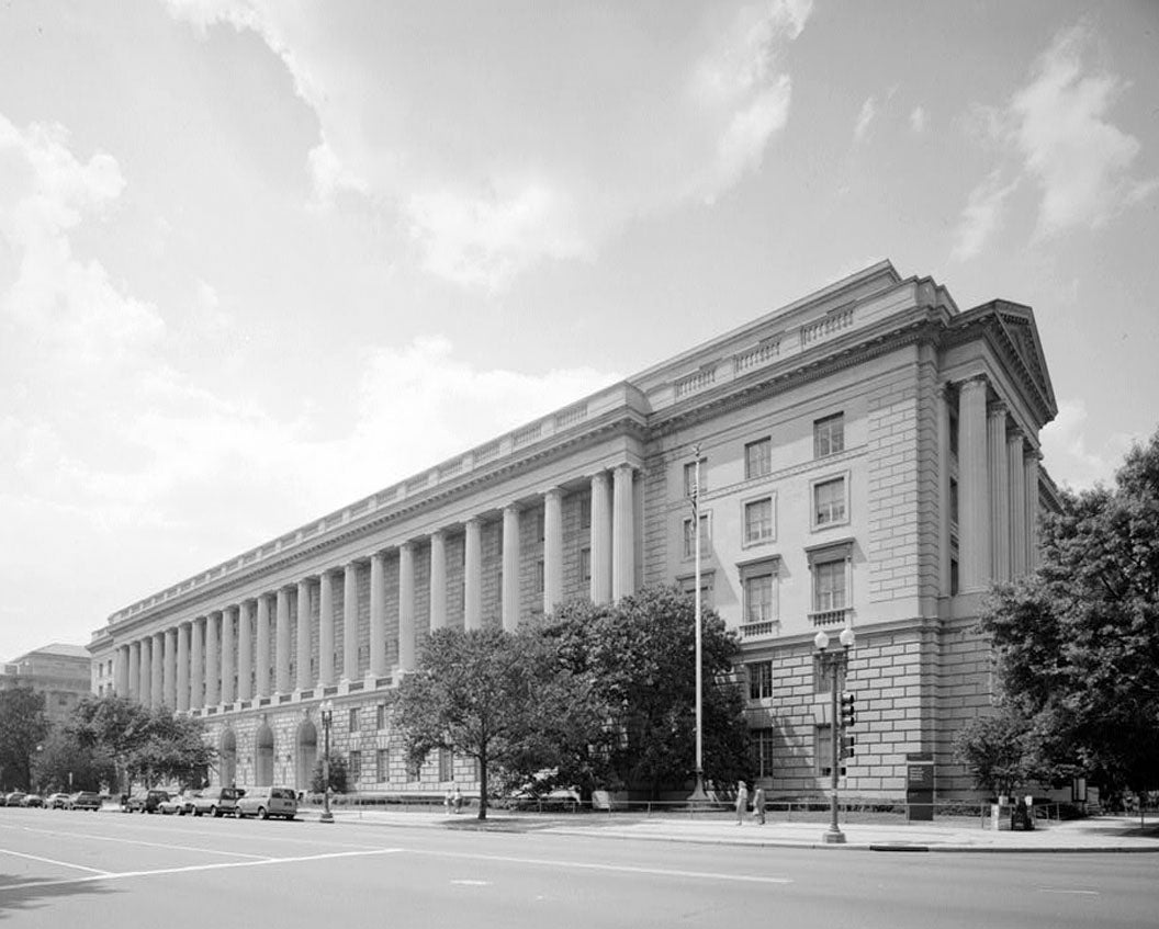 Historic Photo : Internal Revenue Service Headquarters Building, 1111 Constitution Avenue Northwest, Washington, District of Columbia, DC 3 Photograph