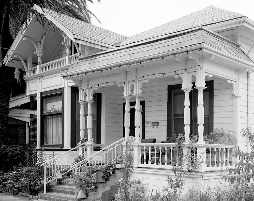 Historic Photo : 1147 Chapman Street (House), San Jose, Santa Clara County, CA 2 Photograph