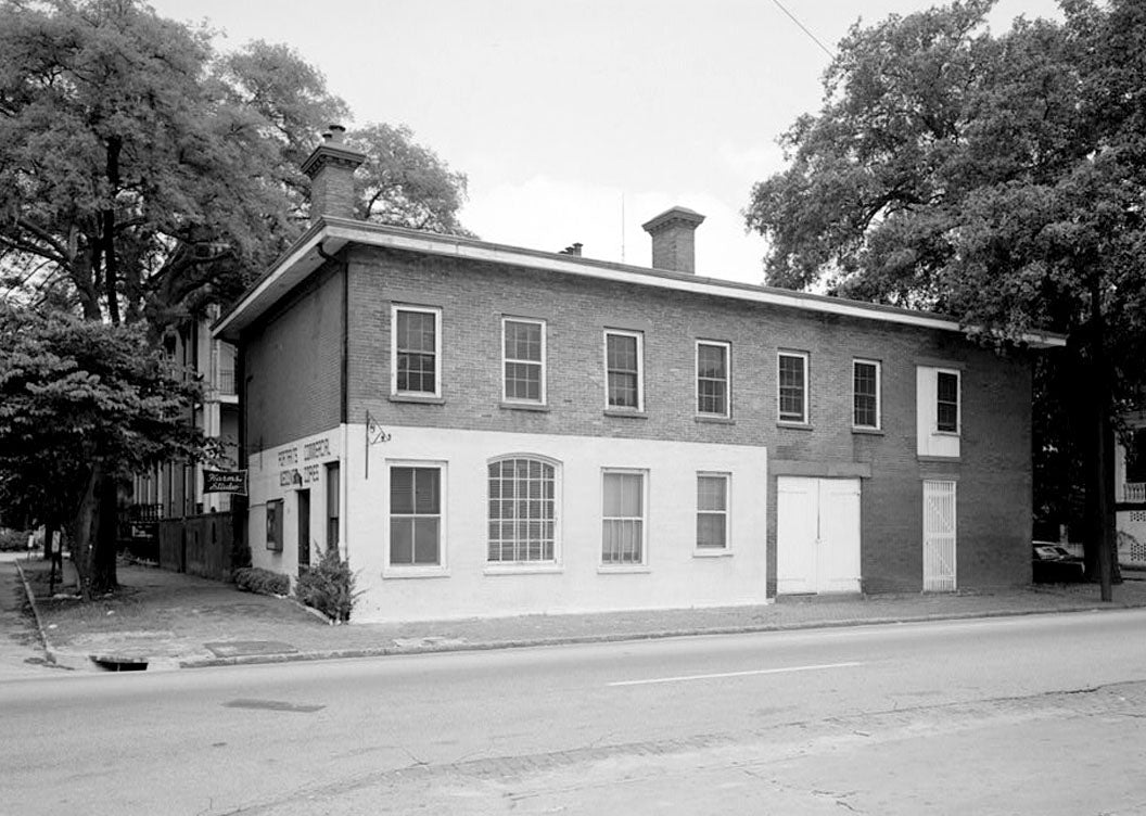 Historic Photo : Mercer-Wilder House, Carriage House, 429 Bull Street, Savannah, Chatham County, GA 1 Photograph