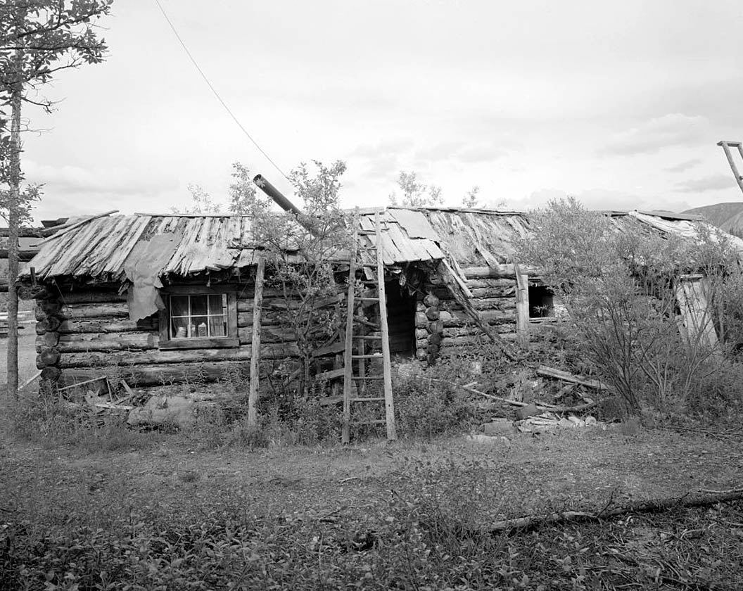 Historic Photo : Town of Chisana, First N. P. Nelson Cabin, Chisana, Valdez-Cordova Census Area, AK 4 Photograph
