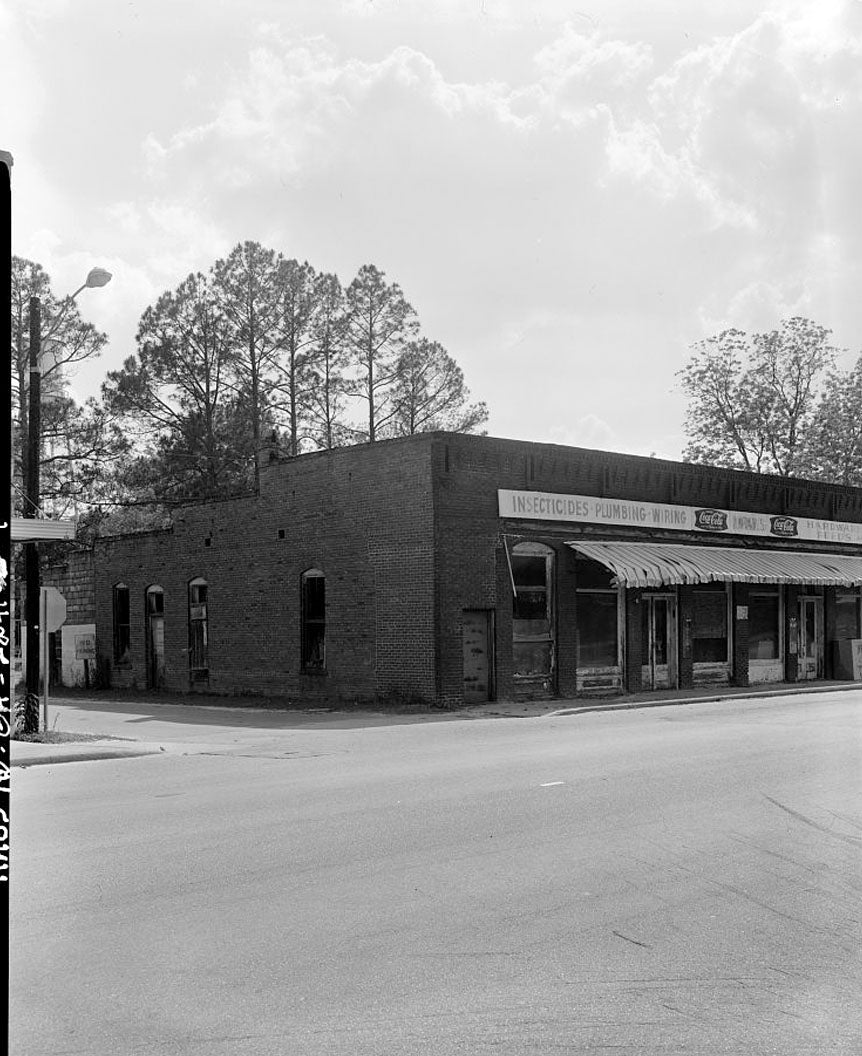Historic Photo : Poppell's Hardware, Furniture, Feed & Seed Store, U.S. Highway 341 at Carter Avenue, Odum, Wayne County, GA 3 Photograph