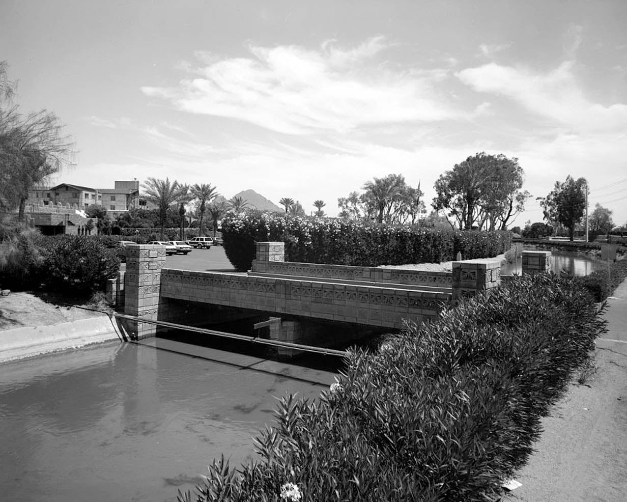 Historic Photo : Arizona Canal, North of Salt River, Phoenix, Maricopa County, AZ 8 Photograph
