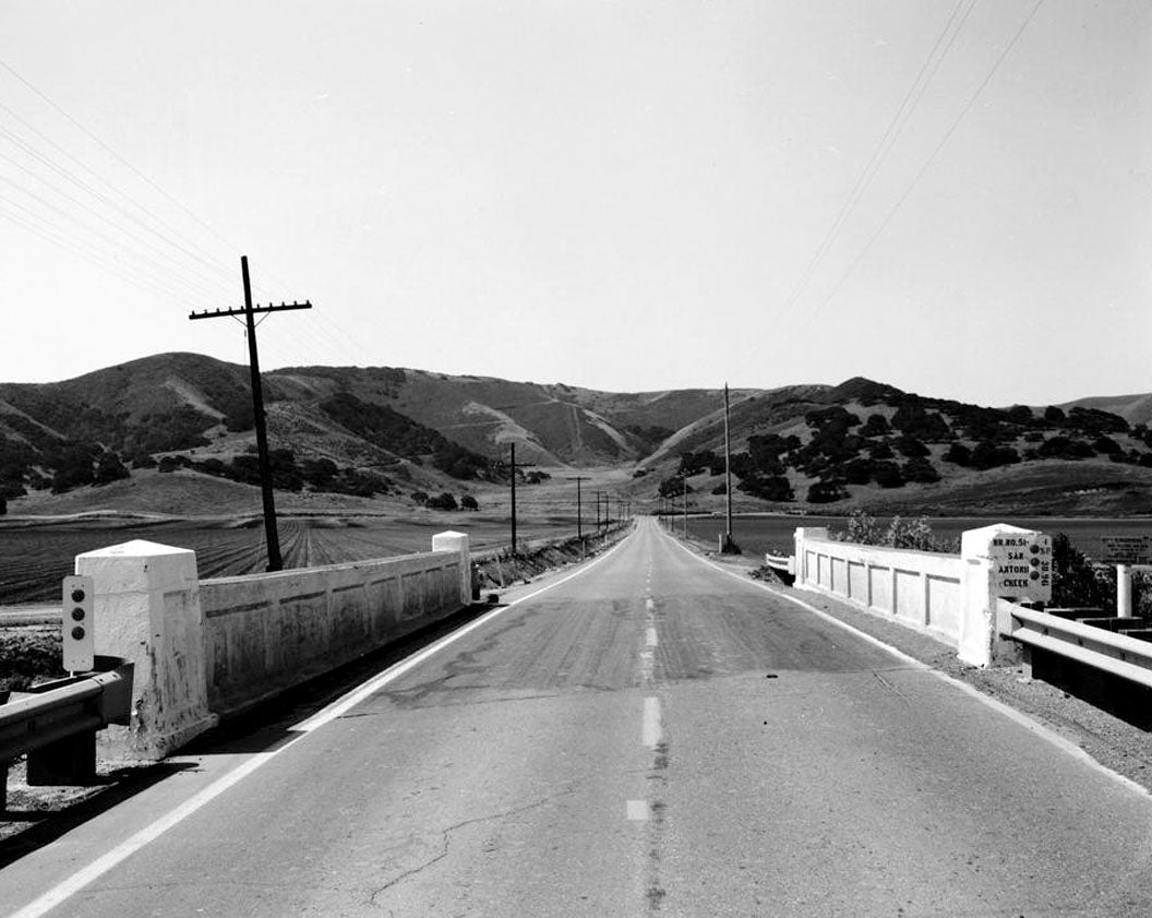 Historic Photo : San Antonio Creek Bridge, State Highway 1, Lompoc, Santa Barbara County, CA 2 Photograph