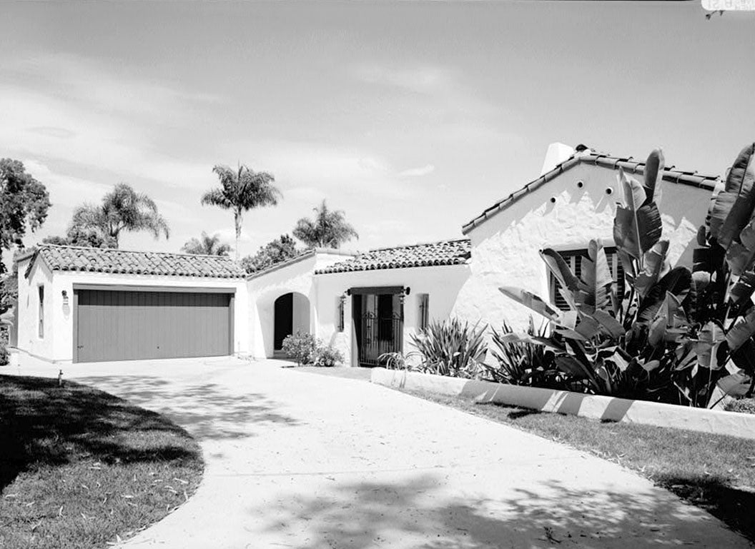 Historic Photo : F. W. Joers House, 6135 La Flecha, Rancho Santa Fe, San Diego County, CA 2 Photograph