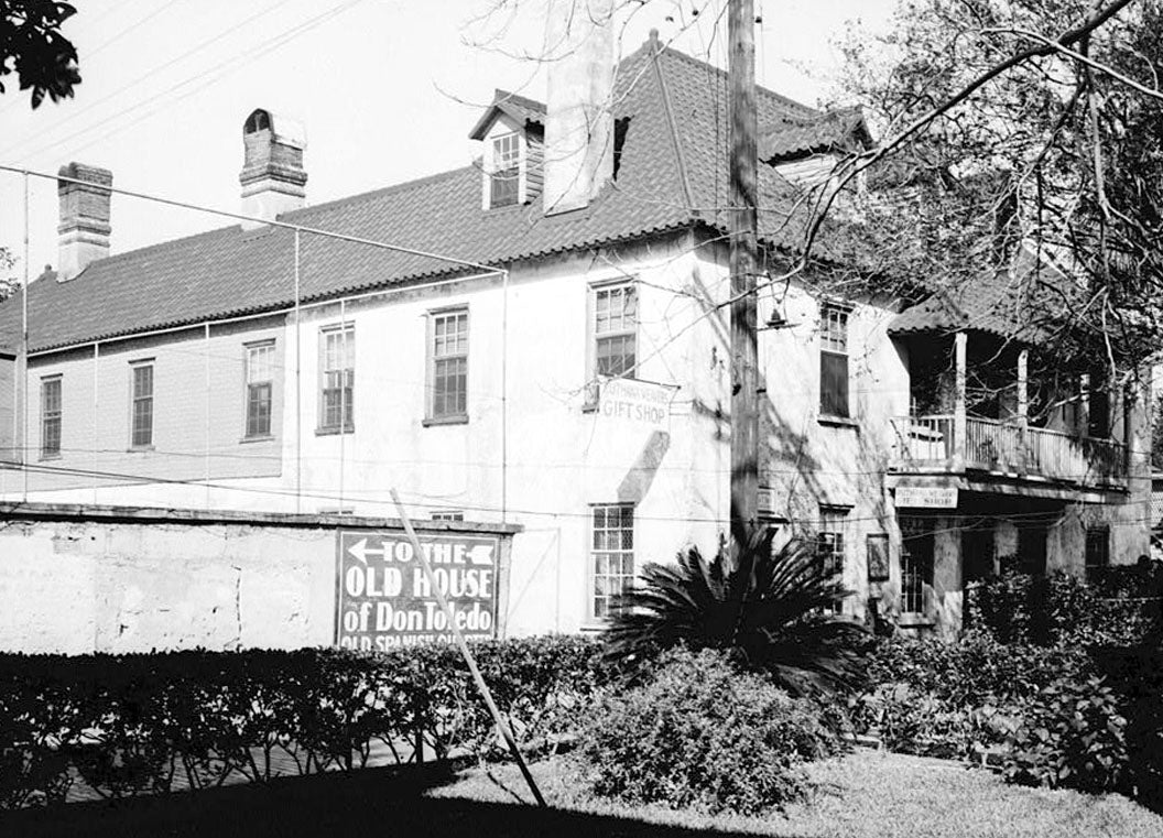 Historic Photo : Ximenez-Fatio House, 22 Aviles Street, Saint Augustine, St. Johns County, FL 1 Photograph