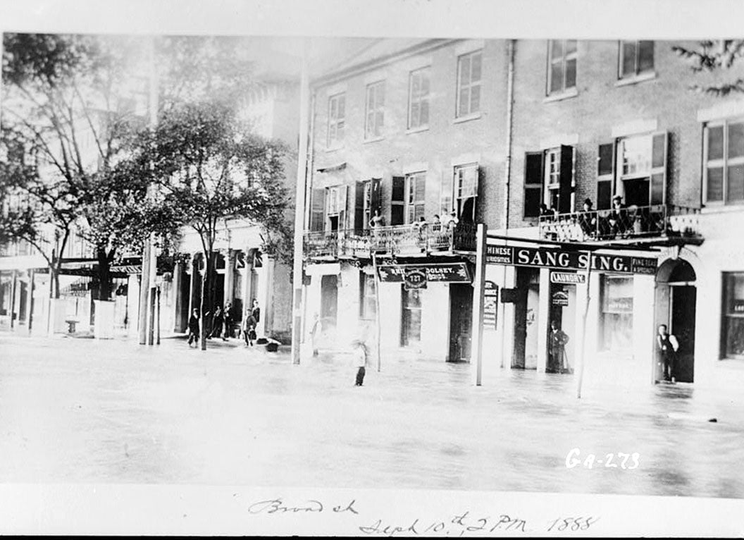 Historic Photo : Stores, Broad Street (south side) between Fifth & Eighth Streets, Augusta, Richmond County, GA 2 Photograph