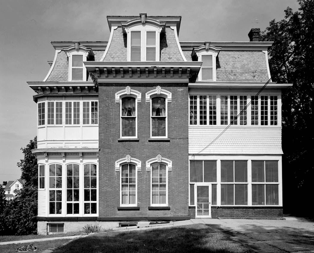 Historic Photo : General Grenville M. Dodge House, 605 South Third Street, Council Bluffs, Pottawattamie County, IA 9 Photograph