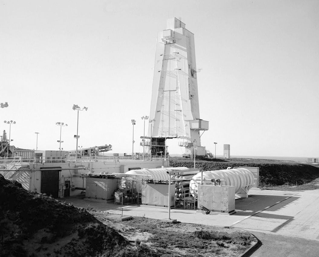 Historic Photo : Vandenberg Air Force Base, Space Launch Complex 3, Launch Pad 3 East, Napa & Alden Roads, Lompoc, Santa Barbara County, CA 17 Photograph