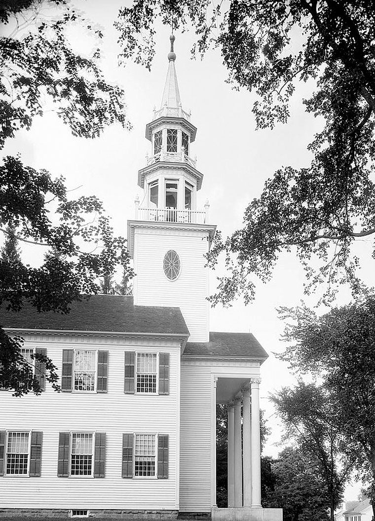 Historic Photo : First Congregational Church, Norfolk Green Vicinity, Norfolk, Litchfield County, CT 1 Photograph