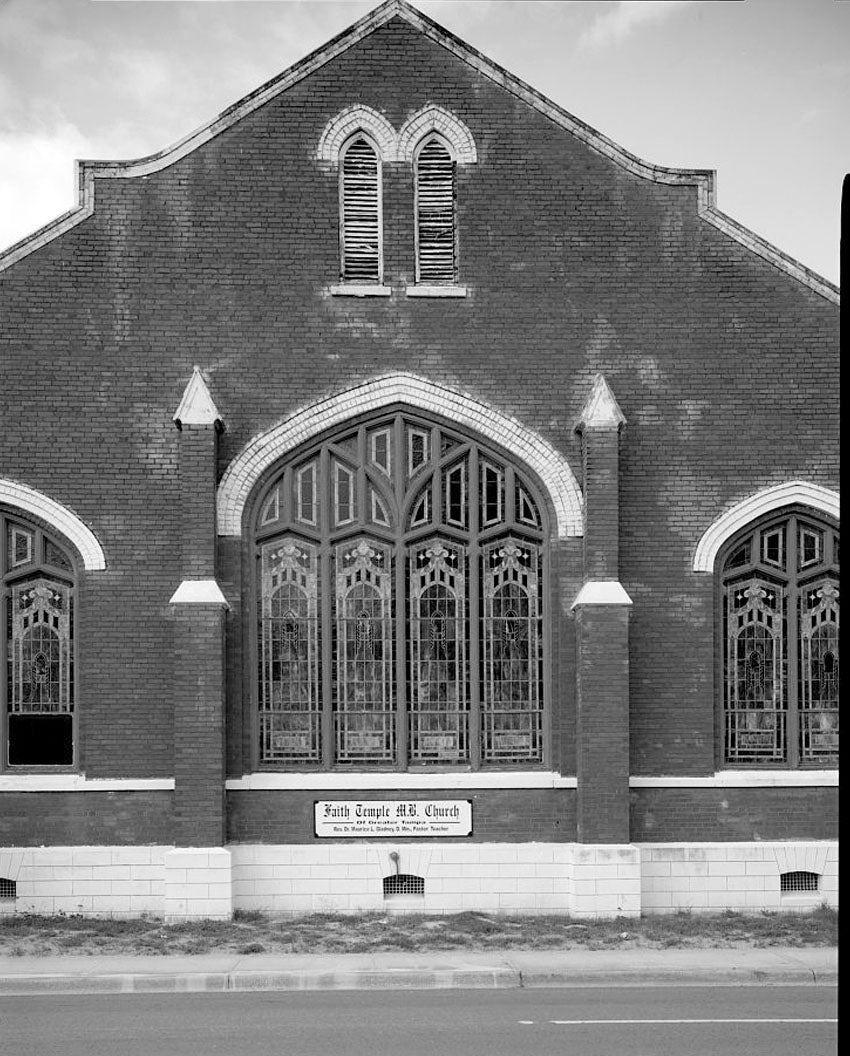 Historic Photo : Faith Temple Missionary Baptist Church, 602 East Palm Avenue, Tampa, Hillsborough County, FL 3 Photograph