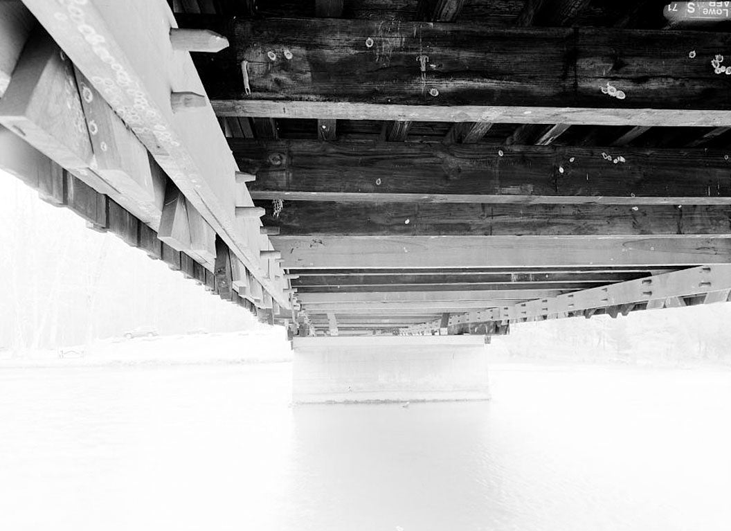 Historic Photo : Watson Mill Bridge, Spanning South Fork Broad River, Watson Mill Road, Watson Mill Bridge State Park, Comer, Madison County, GA 6 Photograph