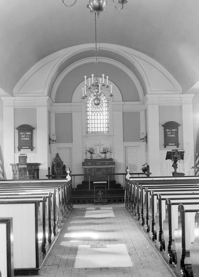 Historic Photo : Immanuel Church (Episcopal), The Green, New Castle, New Castle County, DE 4 Photograph