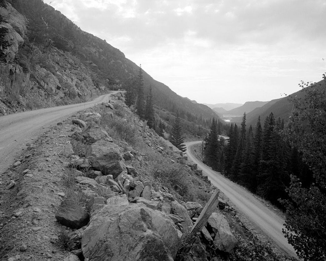 Historic Photo : Fall River Road, Between Estes Park & Fall River Pass, Estes Park, Larimer County, CO 4 Photograph