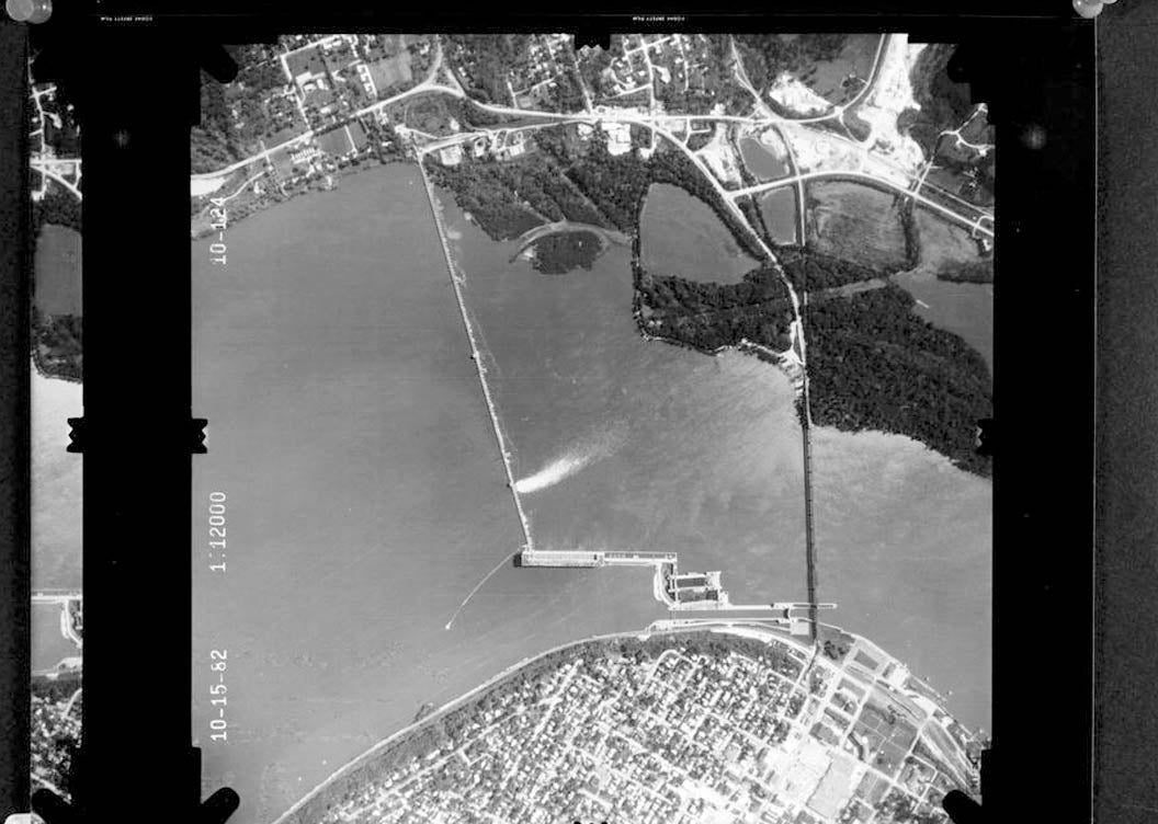 Historic Photo : Mississippi River 9-Foot Channel, Lock & Dam No. 19, Upper Mississippi River, Keokuk, Lee County, IA 13 Photograph