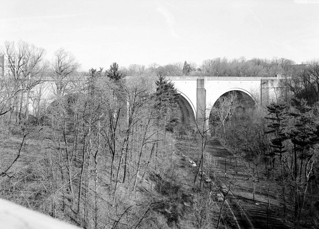 Historic Photo : Calvert Street Bridge, Spanning Rock Creek & Potomac Parkway, Washington, District of Columbia, DC 2 Photograph