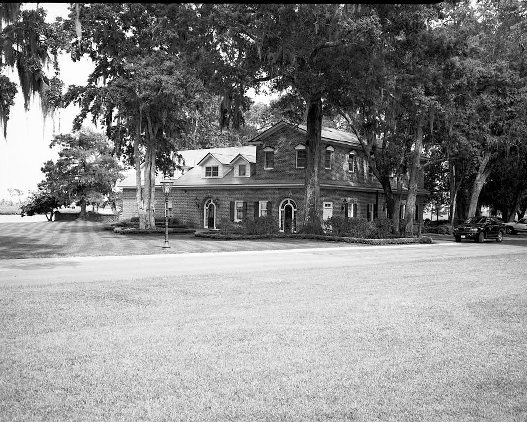 Historic Photo : Richmond Hill Plantation, Laboratory-Powerhouse & Chimney, East of Richmond Hill on Ford Neck Road, Richmond Hill, Bryan County, GA 1 Photograph