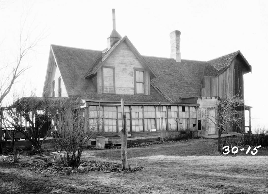 Historic Photo : Barlow Granger House, Pioneer Park, Des Moines, Polk County, IA 4 Photograph