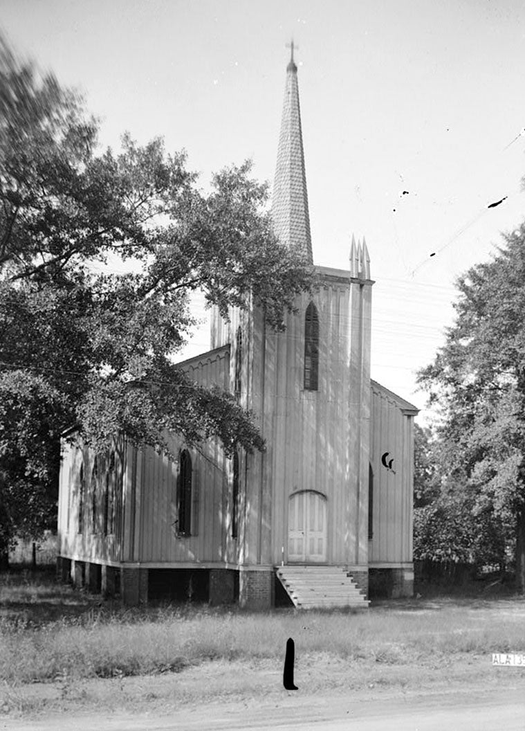 Historic Photo : St. Mary's Episcopal Church, 302 Clifton Street, Camden, Wilcox County, AL 1 Photograph