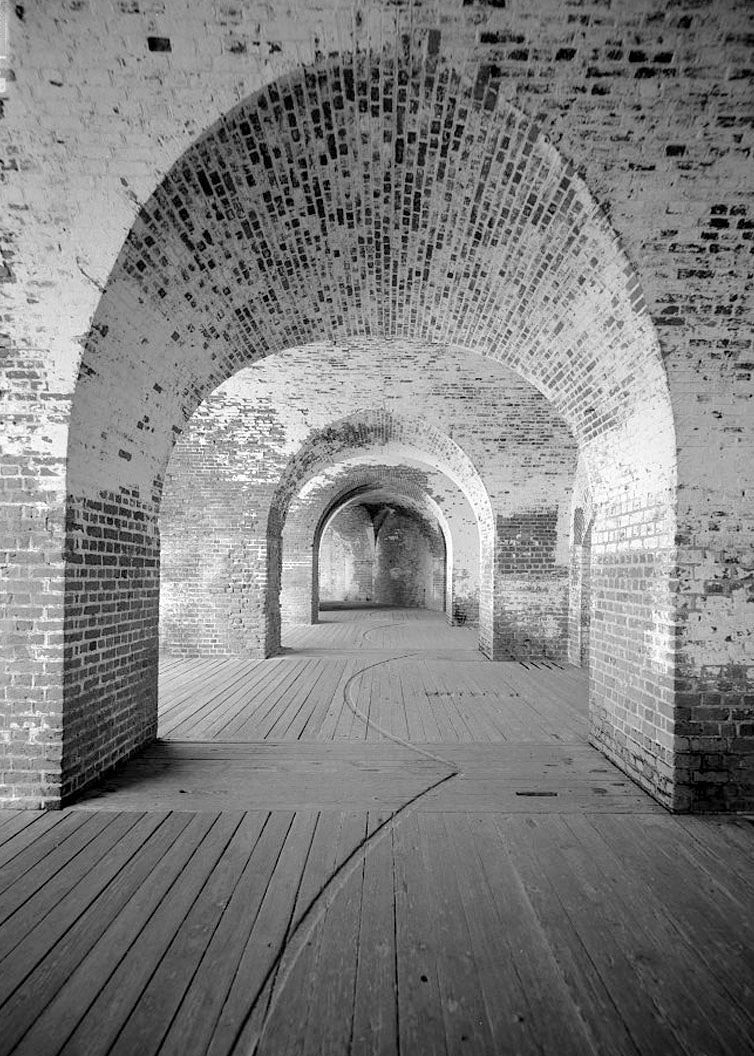 Historic Photo : Fort Pulaski, Cockspur Island, Savannah, Chatham County, GA 45 Photograph