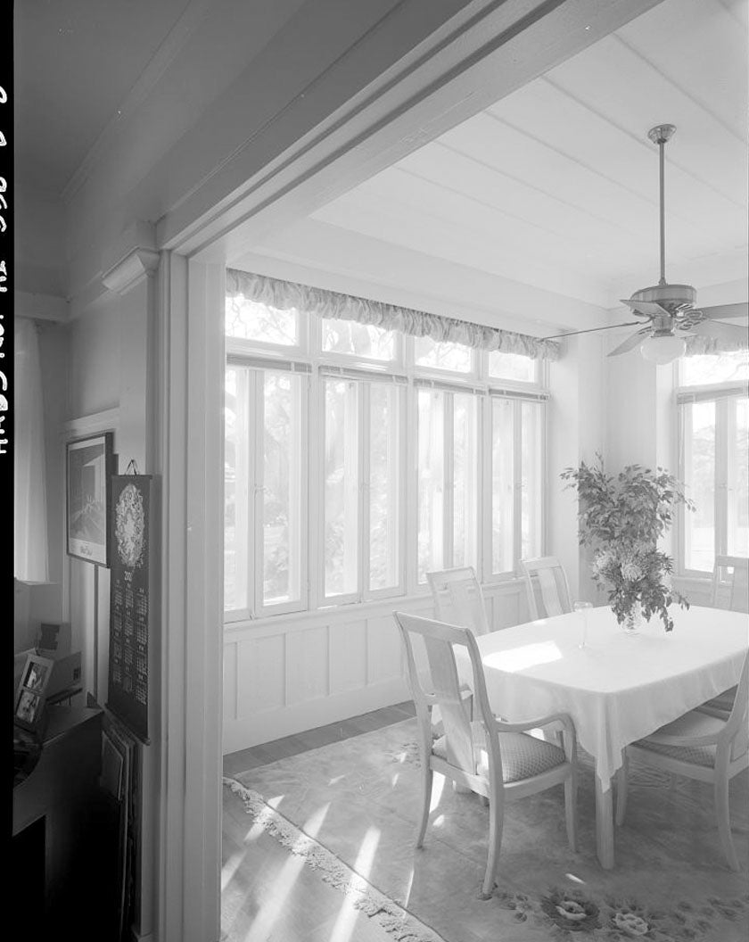 Historic Photo : U.S. Naval Base, Pearl Harbor, Naval Housing Area Hospital Point, Commanding Officer's Quarters, 6-8 First Street, Pearl City, Honolulu County, HI 6 Photograph