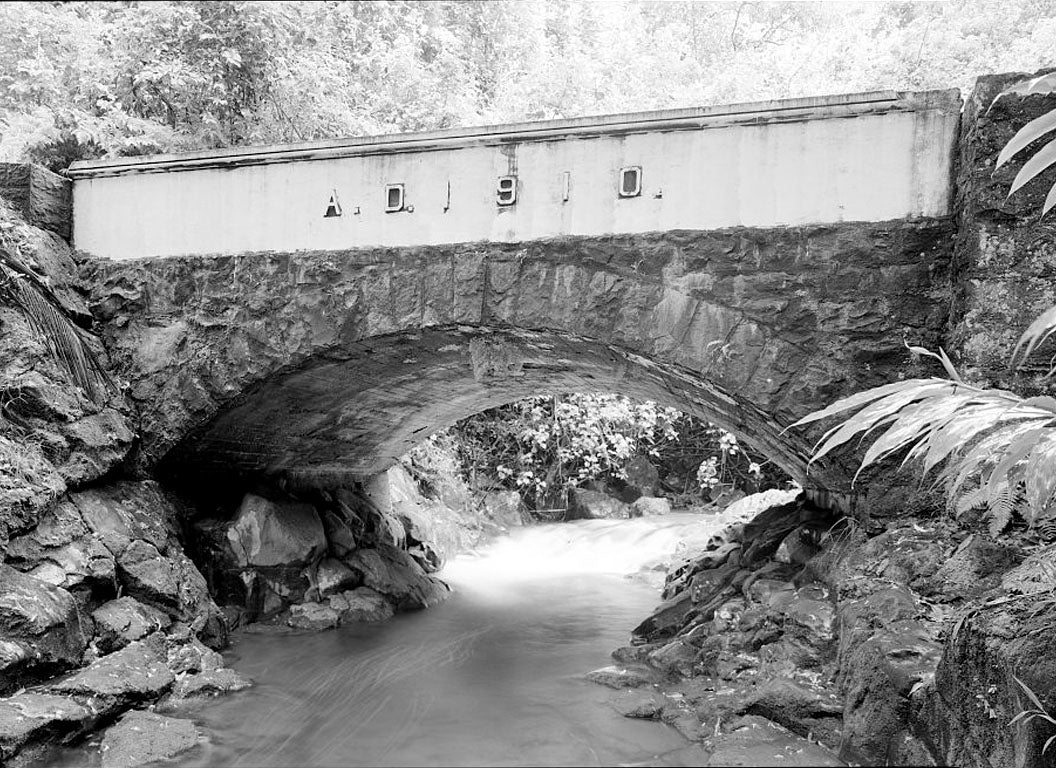 Historic Photo : Hana Belt Road, Between Haiku and Kaipahulu, Hana, Maui County, HI 38 Photograph
