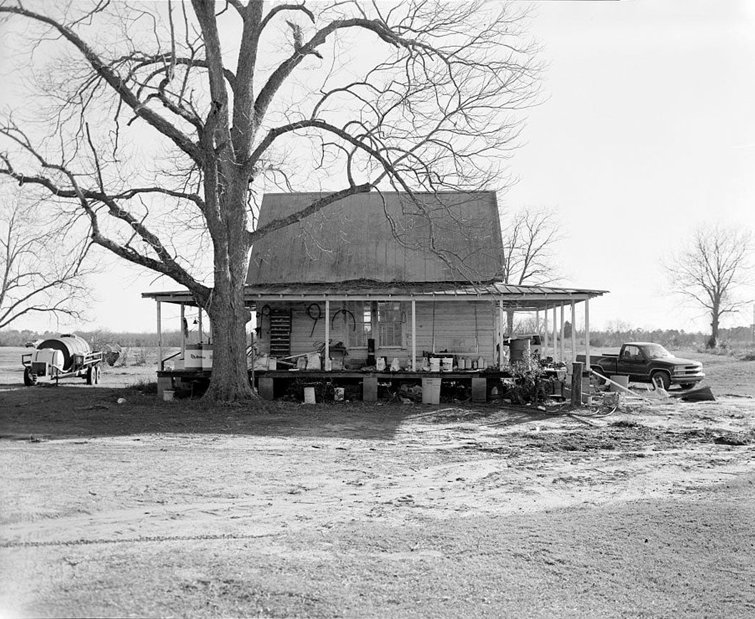Historic Photo : George Webb Farm, Barn, State Highway 3/U.S. Highway 19, Sumter, Sumter County, GA 2 Photograph
